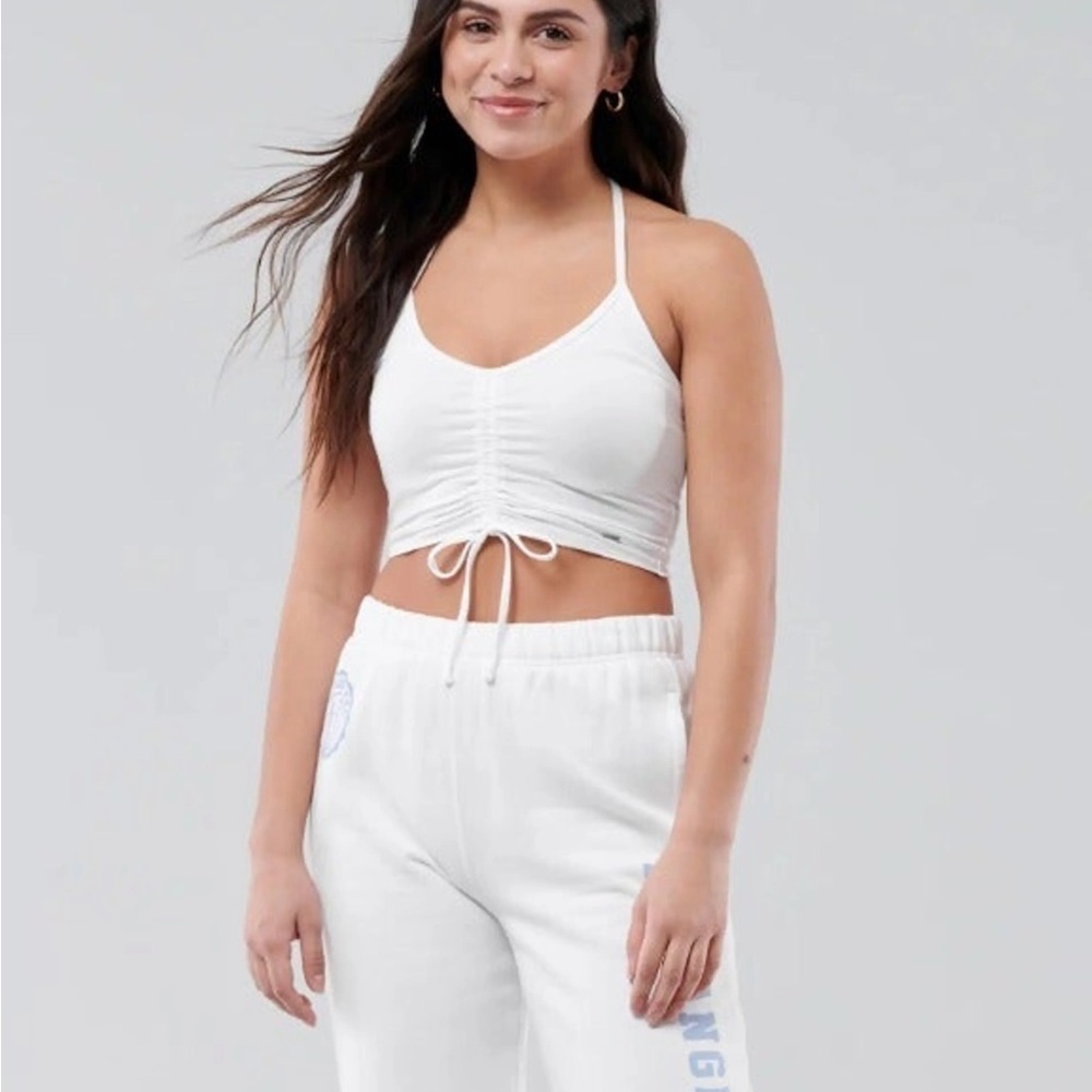 Hollister Halter Cropped Tank